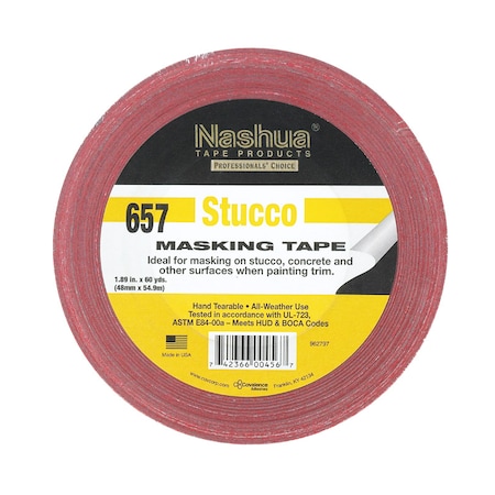 Nashua Nashua 1.89 in. W X 60 yd L Red Regular Strength Masking Tape 1 pk 1086914